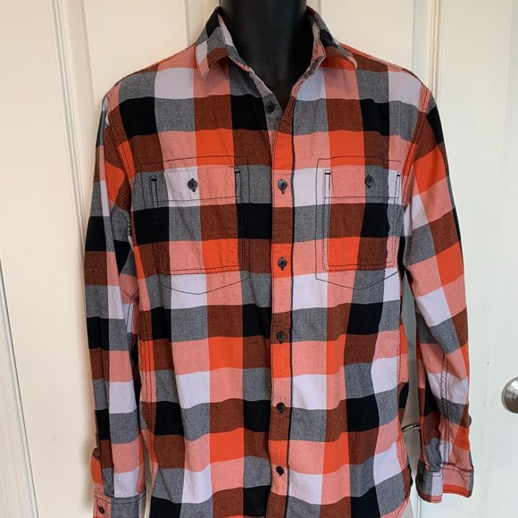 Men's Urban Behavior flannel shirt - Size M - Picture 1 of 7